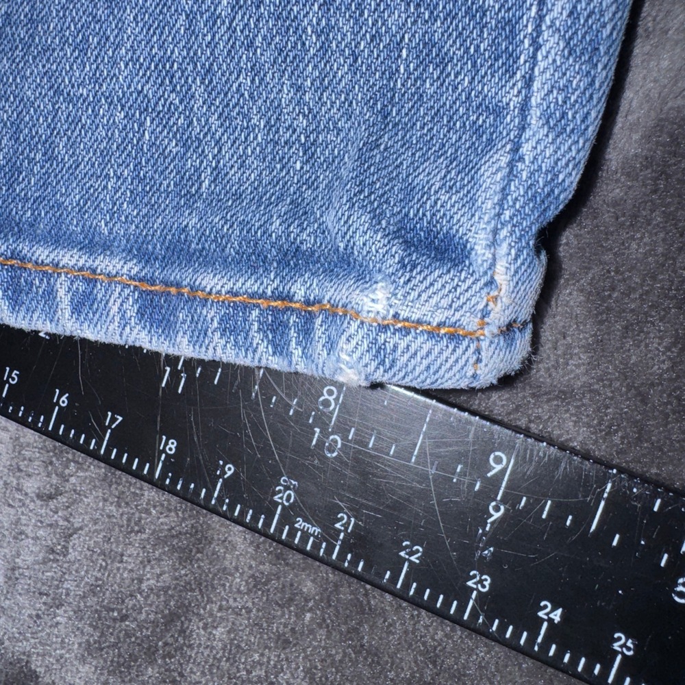 Lucky Brand Lil Maggie Jeans 4/27 Blue Flare Low Rise Button Fly Z0C5010 - Picture 14 of 14